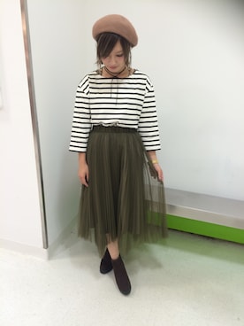「ページボーイ」｜52tanさん（レディース・154cm）の秋コーディネート