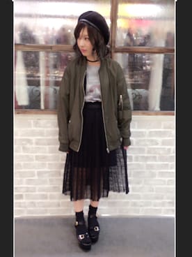 52tanさん（レディース・154cm）の秋コーディネート