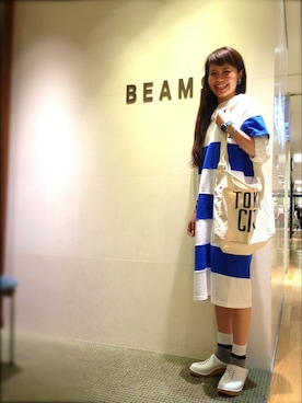 ASAMI OKANOさん（レディース・160cm）の夏コーディネート