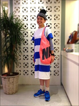 ASAMI OKANOさん（レディース・160cm）の夏コーディネート