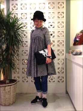 ASAMI OKANOさん（レディース・160cm）の秋コーディネート