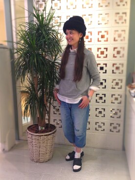 ASAMI OKANOさん（レディース・160cm）の秋コーディネート