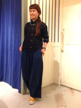 ASAMI OKANOさん（レディース・160cm）の秋コーディネート