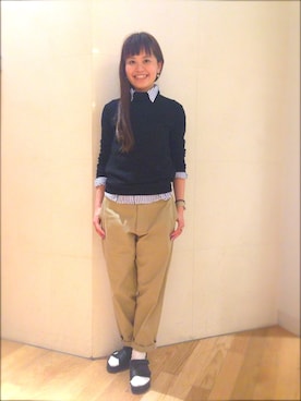 ASAMI OKANOさん(レディース・160cm)の冬コーディネート