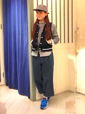 ASAMI OKANOさん（レディース・160cm）の冬コーディネート