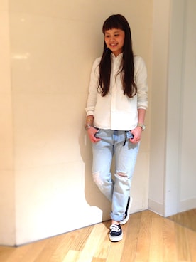 ASAMI OKANOさん（レディース・160cm）の春コーディネート