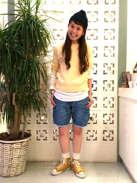 ASAMI OKANOさん（レディース・160cm）の春コーディネート