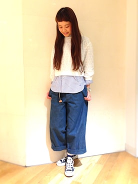 ASAMI OKANOさん（レディース・160cm）の春コーディネート