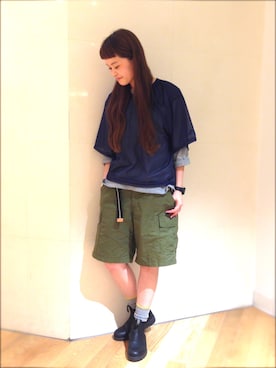 「アイテム（腕時計）」を使った、ASAMI OKANOさん（レディース・160cm）の春コーディネート