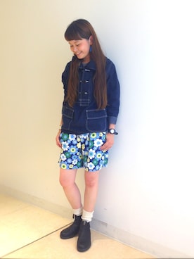 ASAMI OKANOさん（レディース・160cm）の夏コーディネート