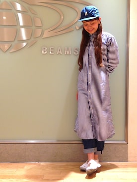 「アイテム（腕時計）」を使った、ASAMI OKANOさん（レディース・160cm）の夏コーディネート