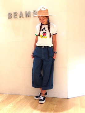 ASAMI OKANOさん（レディース・160cm）の夏コーディネート