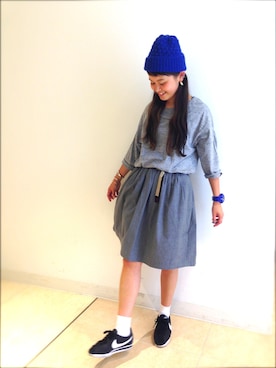 「グラミチ」｜ASAMI OKANOさん（レディース・160cm）の夏コーディネート