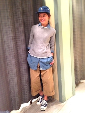 ASAMI OKANOさん（レディース・160cm）の秋コーディネート