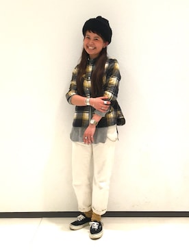 ASAMI OKANOさん（レディース・160cm）の冬コーディネート