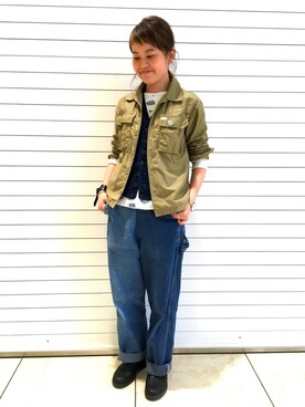 ASAMI OKANOさんの「▲BLUNDSTONE / サイドゴア ブーツ」を使ったコーディネート
