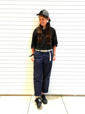 「ビームスウィメン(BEAMS WOMEN)」｜ASAMI OKANOさん（レディース・160cm）の春コーディネート