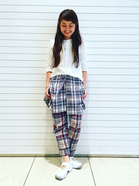 「ビームスウィメン(BEAMS WOMEN)」｜ASAMI OKANOさん（レディース・160cm）の春コーディネート