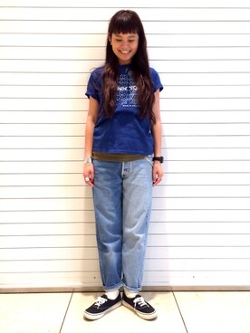 ASAMI OKANOさん（レディース・160cm）の春コーディネート