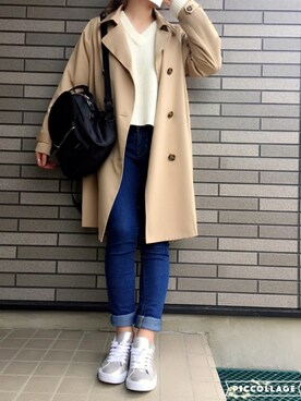 MOEさん(レディース・154cm)の春コーディネート