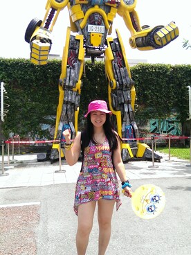 「spongebob」｜Ms.Aman Liさん（レディース・165cm）の夏コーディネート