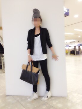 「Acne Studios（アクネストゥディオズ）のアイテム（テーラードジャケット）」を使った、hiromin☆さん（レディース・170cm）の秋コーディネート