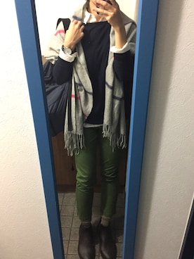 「アイテム（レインシューズ）」を使った、donkunさん（レディース・163cm・30代）の秋コーディネート