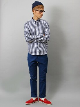 SHOW・高松さん（メンズ・175cm）の春コーディネート