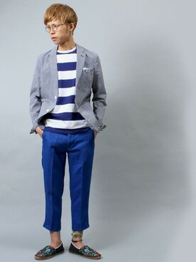 SHOW・高松さん（メンズ・175cm）の春コーディネート