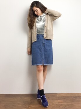 川平沙紀さん(レディース・168cm)の冬コーディネート