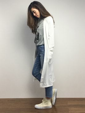 川平沙紀さん(レディース・168cm)の冬コーディネート