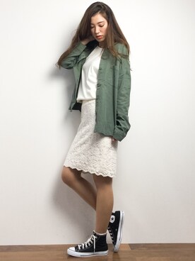 川平沙紀さん（レディース・168cm）の冬コーディネート