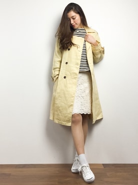 川平沙紀さん(レディース・168cm)の冬コーディネート