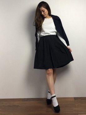 川平沙紀さん（レディース・168cm）の冬コーディネート