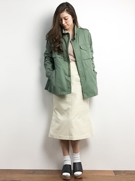 川平沙紀さん（レディース・168cm）の冬コーディネート