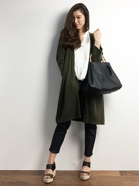 川平沙紀さん（レディース・168cm）の冬コーディネート