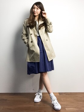 川平沙紀さん（レディース・168cm）の冬コーディネート