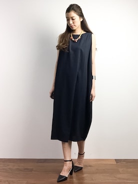 川平沙紀さん（レディース・168cm）の冬コーディネート