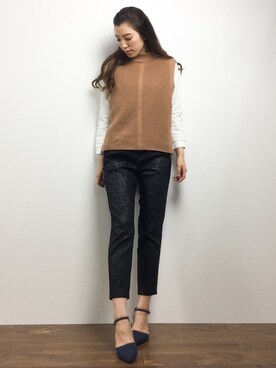 川平沙紀さん（レディース・168cm）の春コーディネート