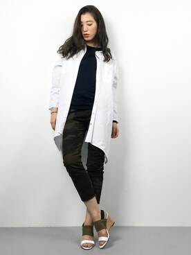 川平沙紀さん（レディース・168cm）の春コーディネート