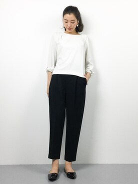 川平沙紀さん（レディース・168cm）の春コーディネート