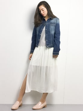 川平沙紀さん（レディース・168cm）の春コーディネート