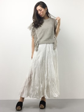 川平沙紀さん（レディース・168cm）の春コーディネート