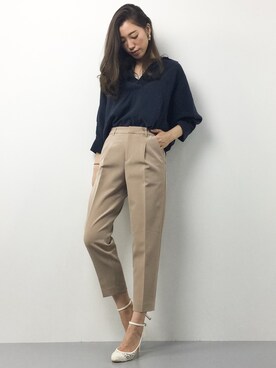 川平沙紀さん（レディース・168cm）の春コーディネート