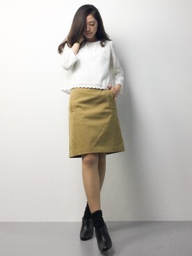 川平沙紀さん(レディース・168cm)の春コーディネート