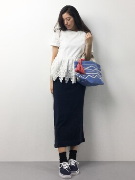 川平沙紀さん（レディース・168cm）の春コーディネート