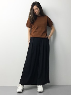 川平沙紀さん（レディース・168cm）の春コーディネート