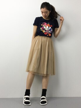 川平沙紀さん（レディース・168cm）の春コーディネート