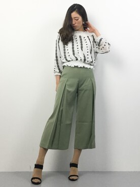 川平沙紀さん（レディース・168cm）の春コーディネート