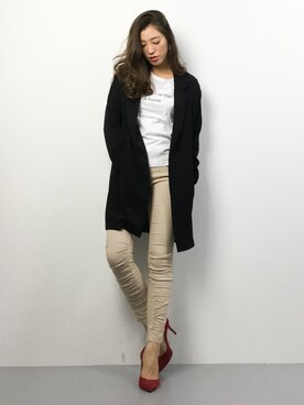 川平沙紀さん(レディース・168cm)の春コーディネート